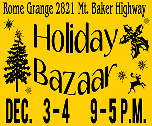 Rome Grange Holiday Bazaar December 3-4